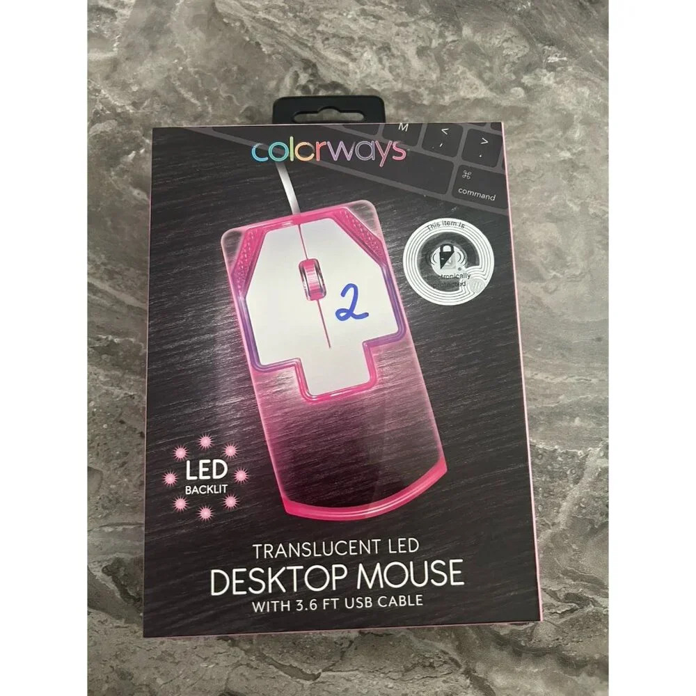 Néw‎ translucent wired usb mouse